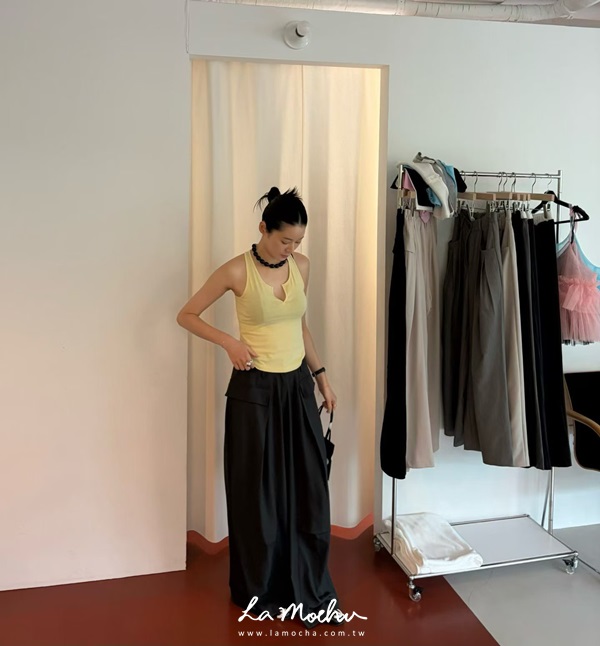 遮副乳挖背掛脖背心